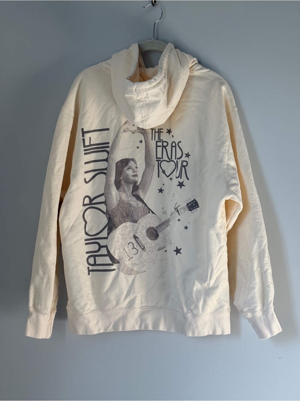 Taylor Swift Eras Tour Cream Hoodie NWOT size L